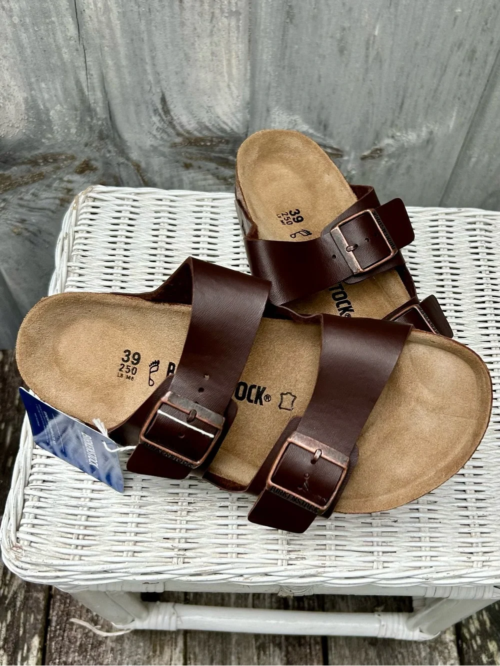 Birkenstock Women’s Arizona Sandals in Dark Brown (EU 39)